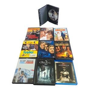 Lot of 7 DVD Sony Blu-Ray Movies Horror Comedy Romance Drama Action